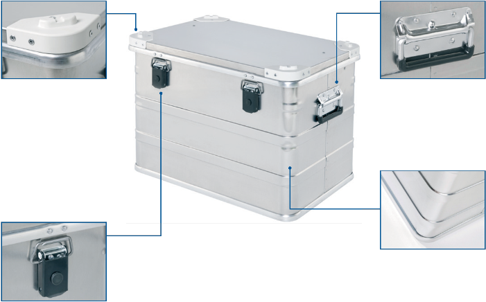 Pharma Box DP 545 :: Alu koffer, alumínium láda | Alu-Logic Kft